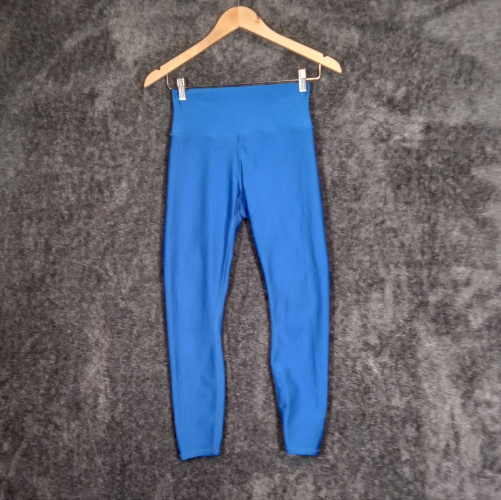 Alo yoga blue women's leggings size Medium women - Picture 1 of 6